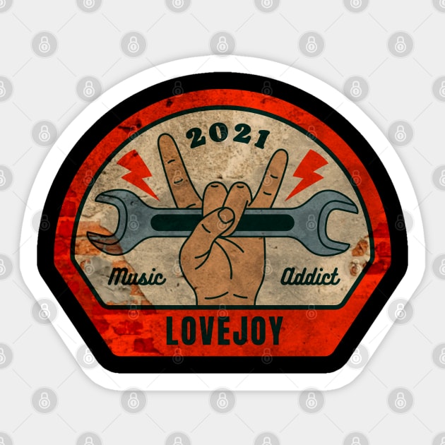 Love Joy // Wrench Sticker by OSCAR BANKS ART